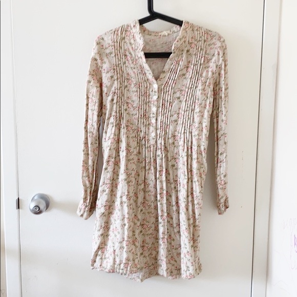 Anthropologies Floral top/mini dress - Picture 2 of 4